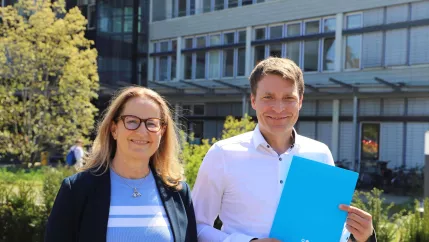 Ernennung Professur Matthias Johannink mit Halfmann 20250428 Foto Juri Kuestenmacher 04
