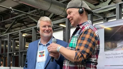 Professor Haarkötter und Professor Macek Re:publica 2025