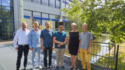 Gruppenbild Promotionsprüfung Samer Chaarhoui