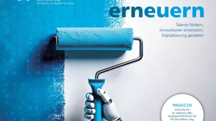 Erneuern - Titelbild des H-BRS-Jahresberichts 2024