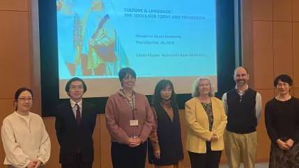 Eileen Küpper participates at conferences in Japan Foto Küpper