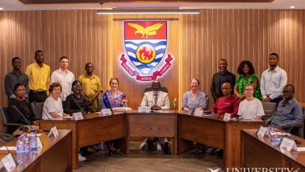 Gruppenfoto H-BRS Delegation und UCC, Ghana