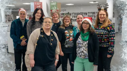 Bibliothek Team Weihnachten 2025