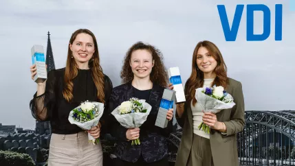 Preisträgerinnen VDI-Förderpreis 2026 Foto Bernadett Yehdou_VDI Köln 