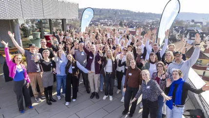 Auftaktveranstaltung Bewegt Studieren Gruppenbild Tuebingen 20260304 Foto Arndt Falter adh