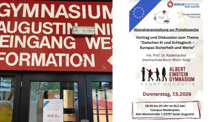 07.05.2026 ProfessorDr. Michael Rademacher der H-BRS zu Gast am Albert-Einstein-Gymnasium