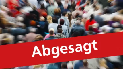 Abgesagt allgemein teasercut 6506517 colourbox edit (DE)