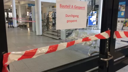 Sperrung Bauteil A  (DE)