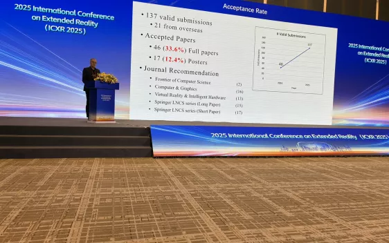 Prof. Dr. André Hinkenjann auf Einladung in China: Program Co Chair der ICXR 2025
