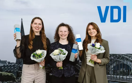 Preisträgerinnen VDI-Förderpreis 2026 Foto Bernadett Yehdou_VDI Köln 
