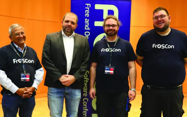 Eröffnung der FrOSCon 2023 