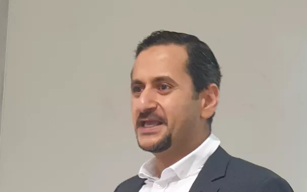 Alumni beim Alumni-Treffen Biomedical Sciences 30.9.2023. Foto: Barbara Wieners-Horst