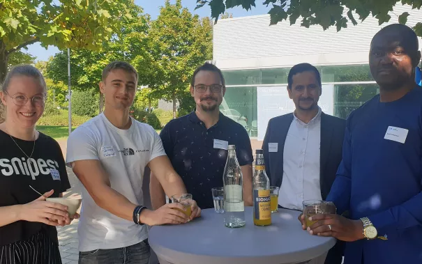 Alumni beim Alumni-Treffen Biomedical Sciences 30.9.2023. Foto: Barbara Wieners-Horst