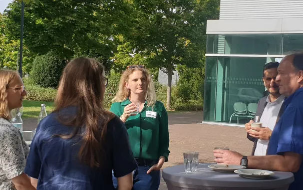 Alumni beim Alumni-Treffen Biomedical Sciences 30.9.2023. Foto: Barbara Wieners-Horst