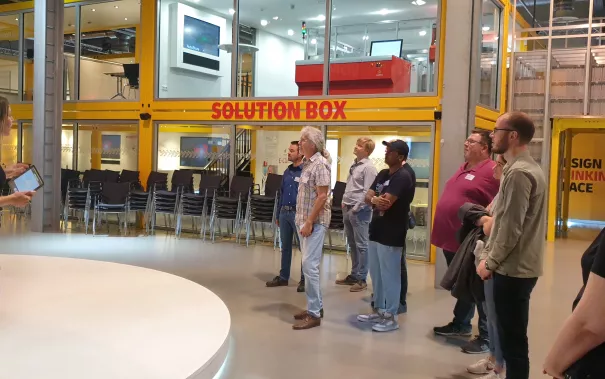 Alumni-Treffen DHL Innovation Center am 6.10.2023 Foto: Barbara Wieners-Horst