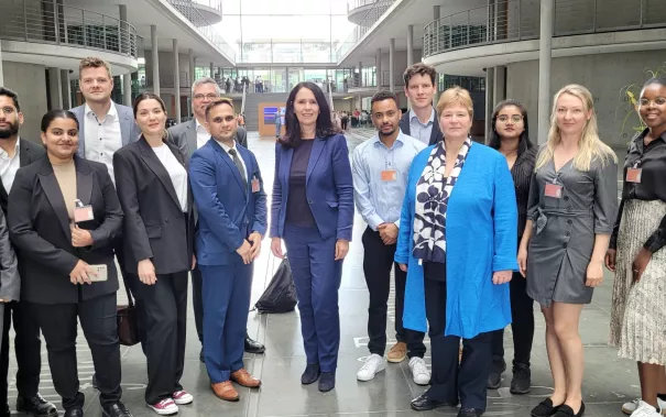 MBA Students Berlin Excursion 2023 at Bundestag