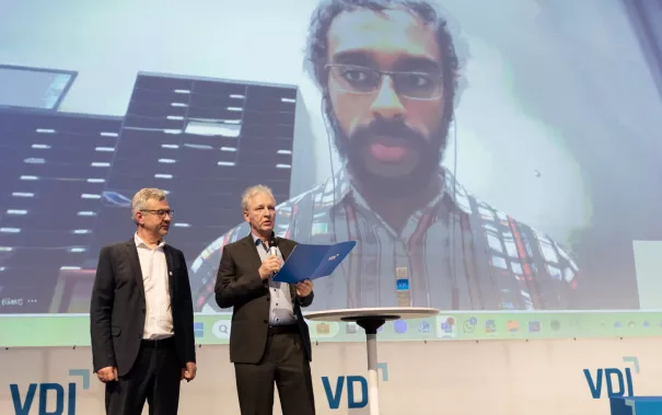 VDI Förderpreisverleihung, Platz 1 für Ahmed Faisal Abdelrahman