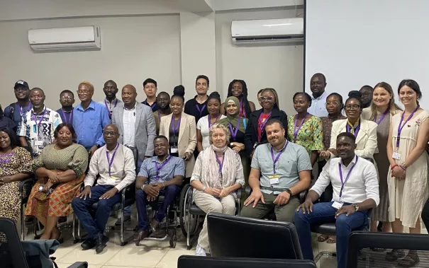 Alumni-Gruppe der H-BRS im Ministerium für Gender, Children and Social Protection in Accra, Ghana
