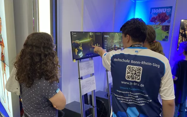 H-BRS Stand 2024 auf der Gamescom 2024-08-22