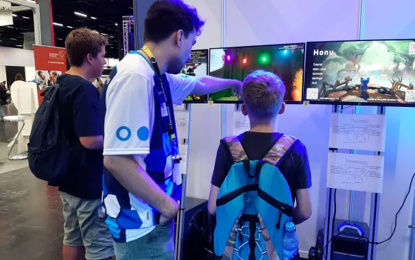 H-BRS Stand 2024 auf der Gamescom 2024-08-22