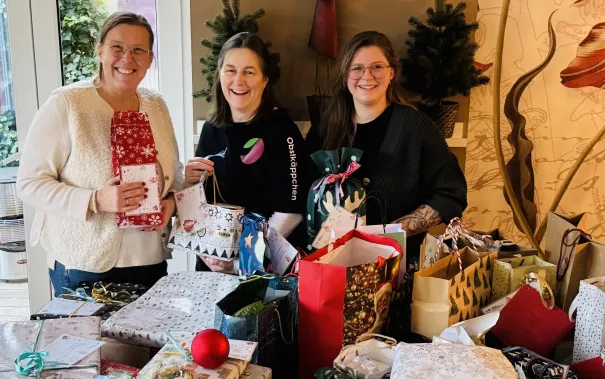 Wunschbaum Abschluss Geschenkeverteilung 2024