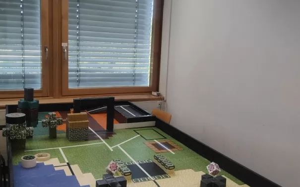 Aufbau Parcour Roboternacht 2025