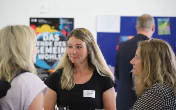 Konferenz Fachkraefteallianz Kaffeepause 20250703 Foto Juri Kuestenmacher 15.JPG