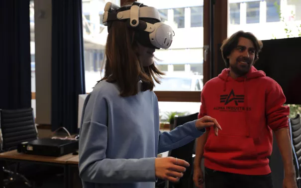 25.02.2026 Besuch Albert-Einstein-Gymnasium (AEG) im FB Informatik