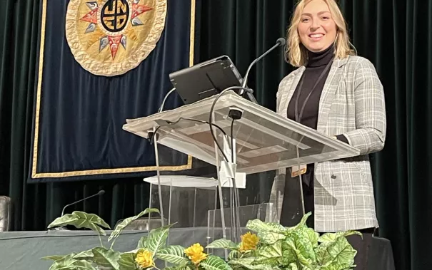 Alexandra Reher auf dem WEEF Forum in Madrid 2021 (DE)