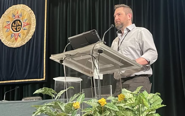 Michael Malschützky auf dem WEEF Forum in Madrid 2021 (DE)