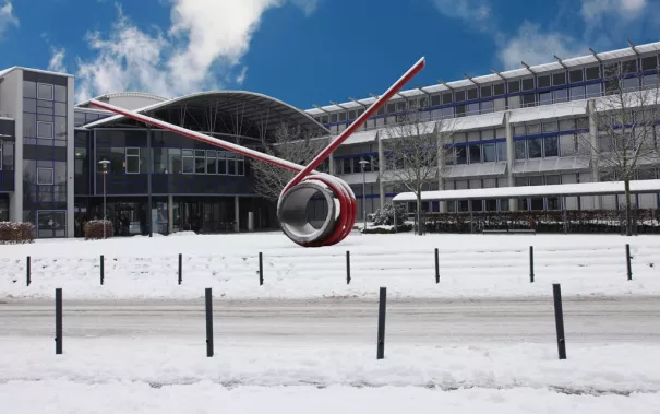 Campus Sankt Augustin im Schnee