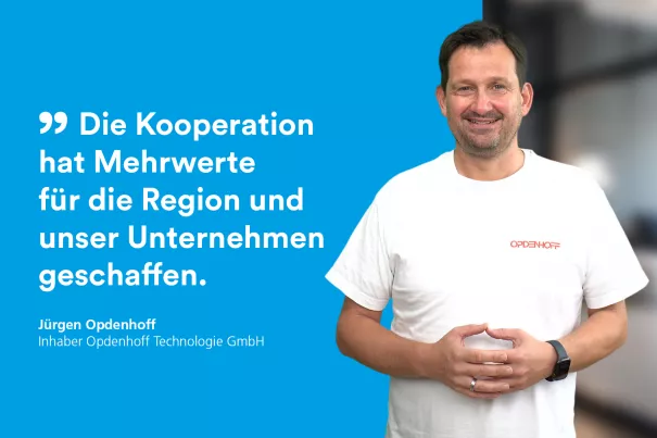 Kooperation mit der H-BRS - Testimonial Jürgen Opdenhoff