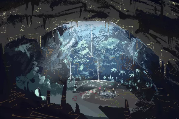20230303_fbinf_Konzeptart-Höhle_GameDevTeam