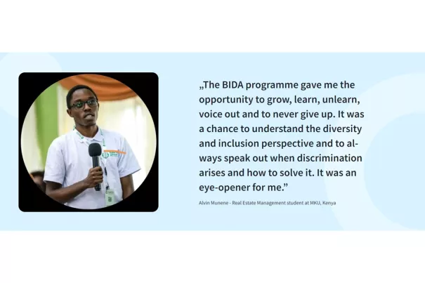 BIDA participants testimonial_Christine_Freitag_Alvin_Munene