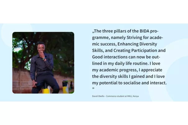 BIDA participants testimonial_Christine_Freitag_David_Okello