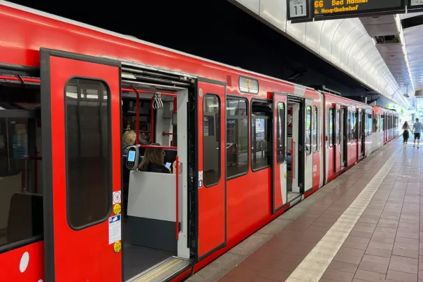 Tram Line 66 from Siegburg to the Campus in Sankt Augustin
