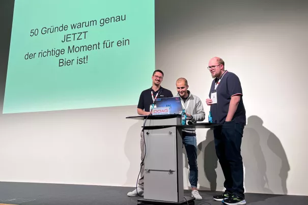 DOAG 2023 - Nürnberg Exkursion mit Prof. Dr. Harm Knolle