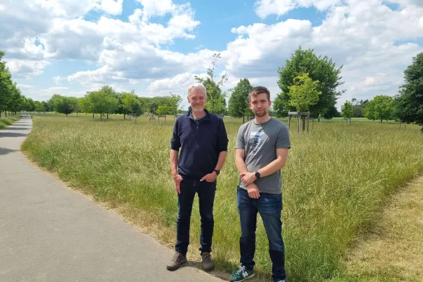 EcoTwin Testfläche, Martin Hamer, Tim Wessel