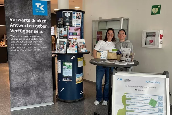 TK und Gesunde Hochschule informieren