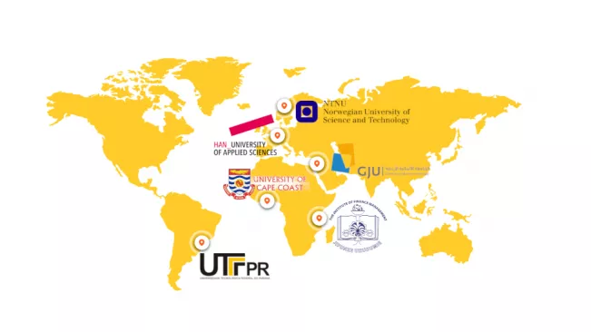 Weltkarte HAW.International