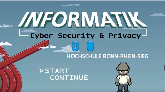 Screenshot Studiengangsvideo Cyber Security