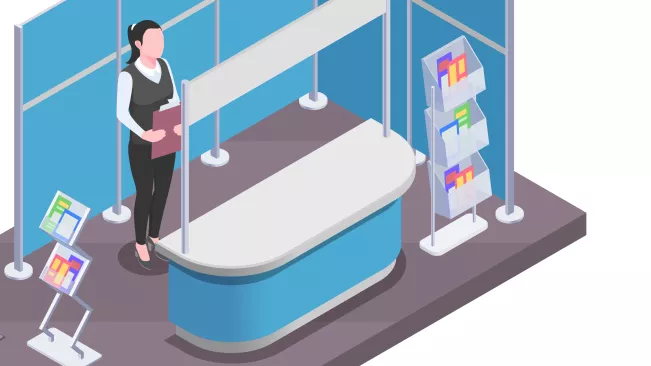 Colourbox-Bild Messestand-56947256