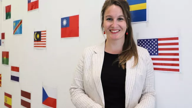 Rahel Hutgens Leiterin International Office 20250407 Foto Martin Schulz 11