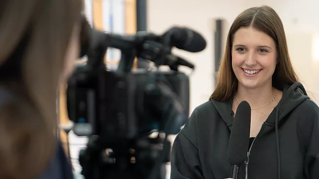 Studerende Digitaler Journalismus und Technologie Foto Frank Seidel