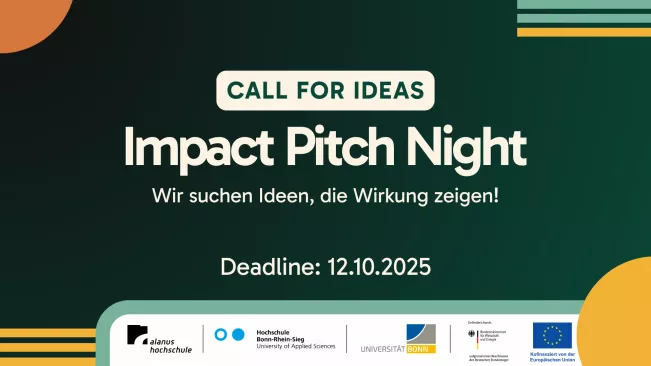 Call for Ideas: Impact Pitch Night Banner