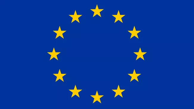 Flagge EU_Europatag (DE)