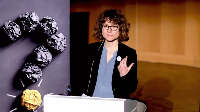 ZEV-Ringvorlesung "Wir müssen reden" 07.11.2019. Julia Krüger (Bild 346). Foto: S.Flessing (DE)