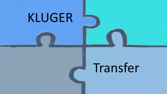 KLUGER Transfer Puzzle Logo Projekt