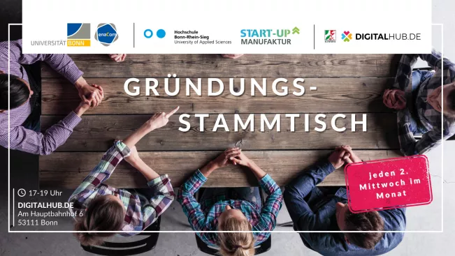 Banner Gründungsstammtisch ohne Datum