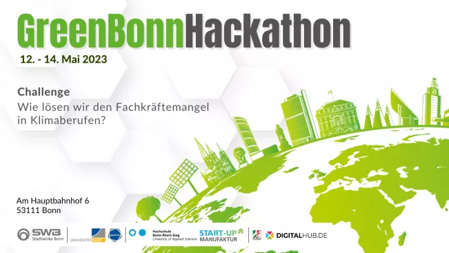 Flyer GreenBonn Hackathon 2023